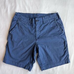 American Eagle Outfitters Men's Blue Flat Front Shorts